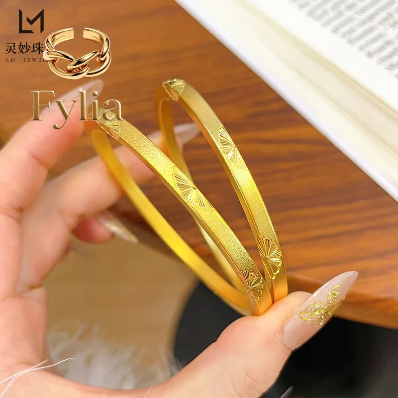 Fylia Jewelry Fylia Jewelry 9999 Ancient method engraved small daisy square bracelet 24K real gold solid circle flower bracel
Fylia Jewelry Fylia Jewelry 9999 Ancient method engraved small daisy square bracelet 24K real gold solid circle flower bracel