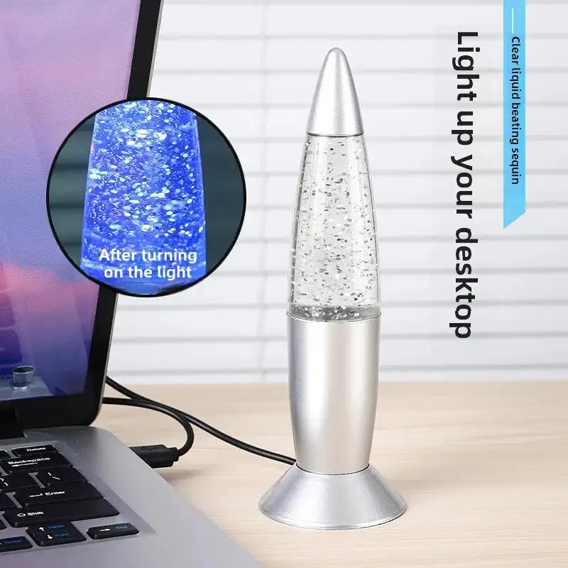 1PC Naxilai USB Rocket Light Changing Ambient Night Light Sequin Light RGB Atmosphere LED
1PC Naxilai USB Rocket Light Changing Ambient Night Light Sequin Light RGB Atmosphere LED