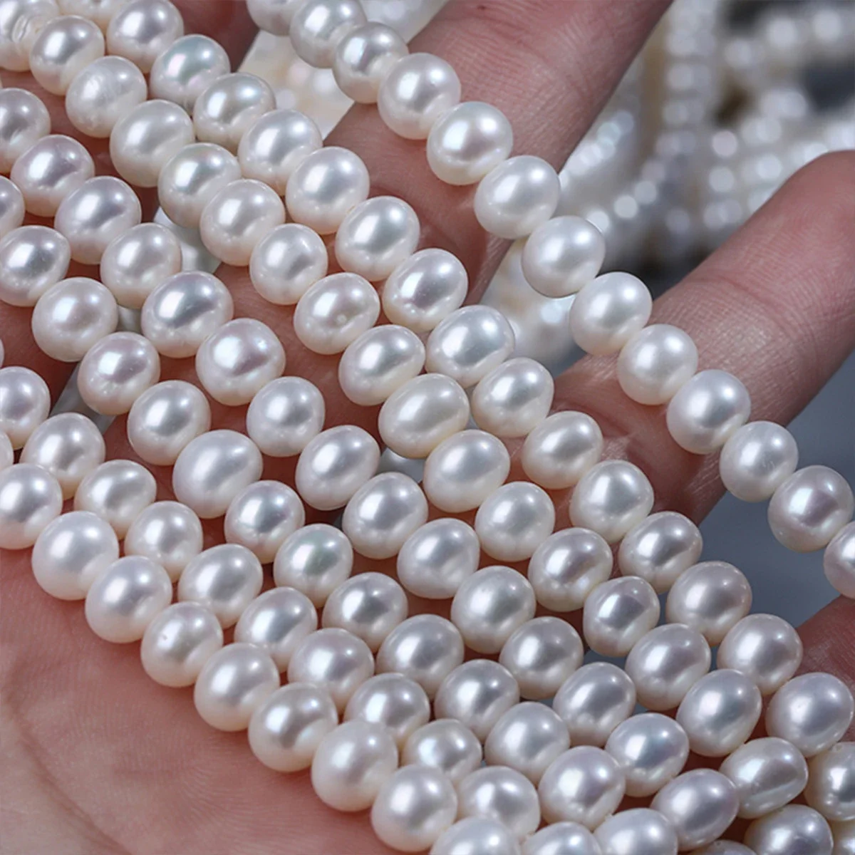 Natural Freshwater Pearl AAAA 7mm Four Side Light Pearl Beads Charms for DIY Women Men Necklace Jewelry Making Accessories
Natural Freshwater Pearl AAAA 7mm Four Side Light Pearl Beads Charms for DIY Women Men Necklace Jewelry Making Accessories