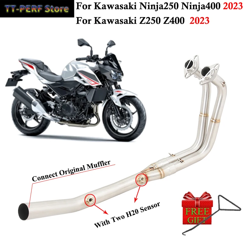 For Kawasaki Ninja250 Ninja400 Z250 Z400 2023 Year Motorcycle Exhaust Escape Modified Front Link Pipe Connect Original Muffler
For Kawasaki Ninja250 Ninja400 Z250 Z400 2023 Year Motorcycle Exhaust Escape Modified Front Link Pipe Connect Original Muffler