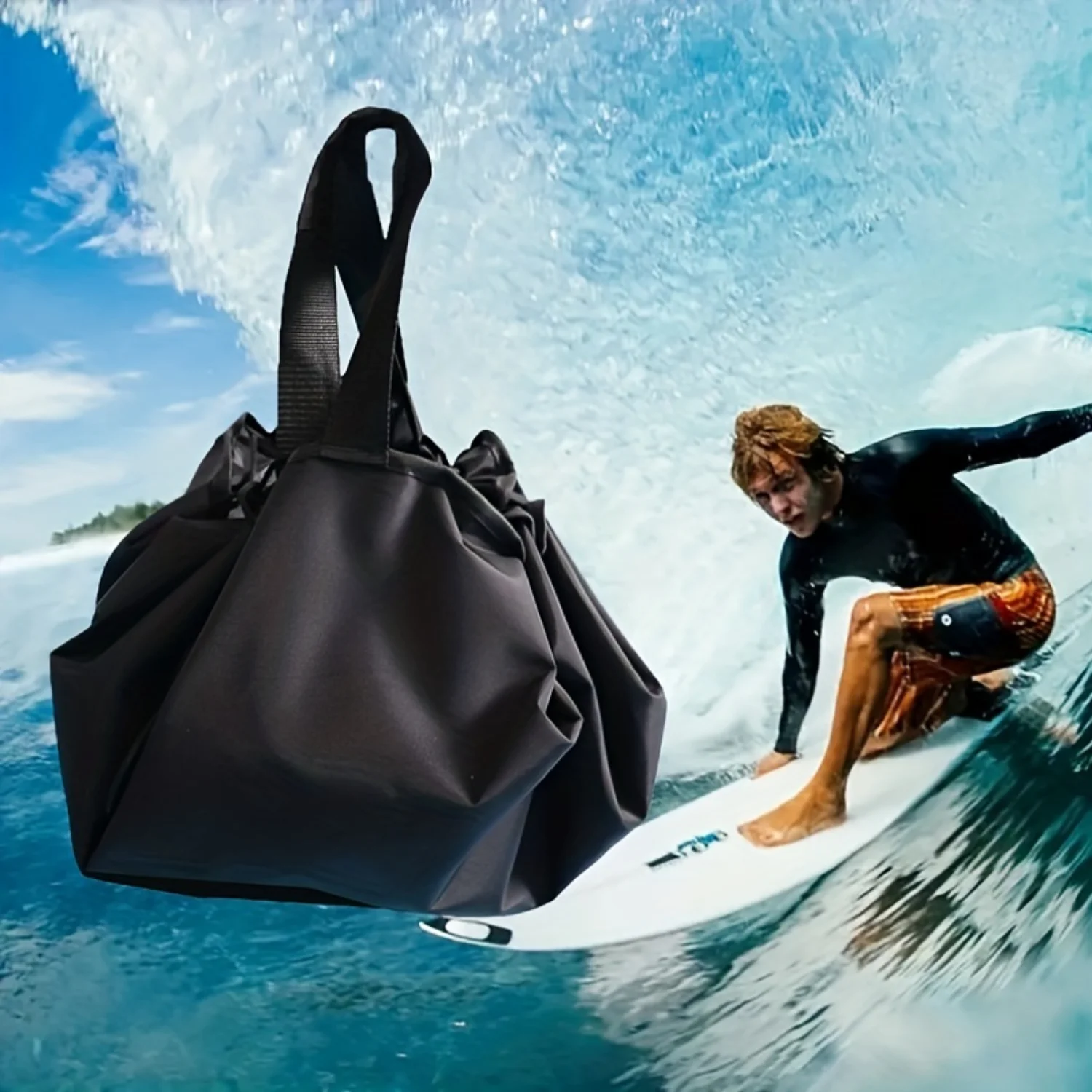 2-in-1 Waterproof Wetsuit Changing Mat & Bag with Handle & Shoulder Straps - Perfect for Surfing & Keeping Accessories Clean!
2-in-1 Waterproof Wetsuit Changing Mat & Bag with Handle & Shoulder Straps - Perfect for Surfing & Keeping Accessories Clean!