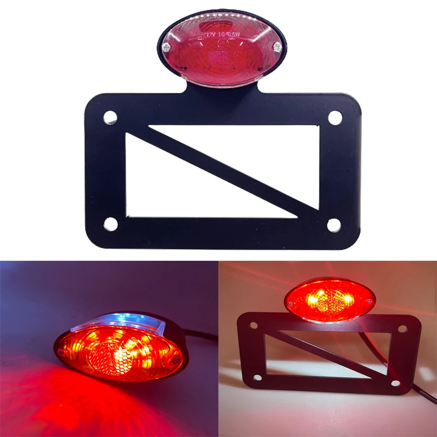1 Set Universal LED Motorcycle Integrated Rear Light With Side Mount License Plate Bracket Holder Motorbike Brake Stop Lamp
1 Set Universal LED Motorcycle Integrated Rear Light With Side Mount License Plate Bracket Holder Motorbike Brake Stop Lamp