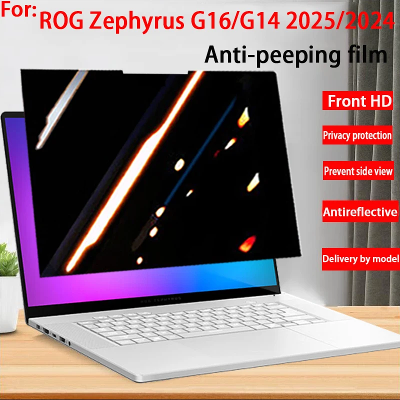 Для ASUS ROG Zephyrus G14/G16 2025/2024 анти-подглядывающая пленка GU605CX/GA403WR сенсорный экран ноутбука защитная пленка для конфиденциальности
Для ASUS ROG Zephyrus G14/G16 2025/2024 анти-подглядывающая пленка GU605CX/GA403WR сенсорный экран ноутбука защитная пленка для конфиденциальности
