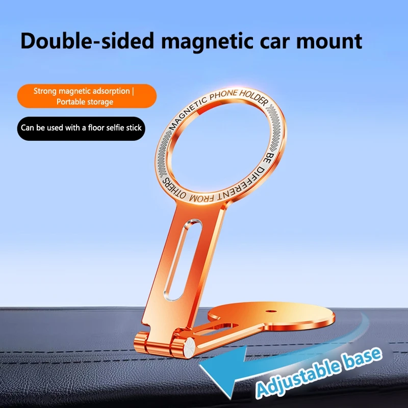 Dual-Sided Magnetic Phone Stand 360° Foldable Car And Travel Mount Versatile Desktop and Dashboard Phone Stand
Dual-Sided Magnetic Phone Stand 360° Foldable Car And Travel Mount Versatile Desktop and Dashboard Phone Stand
