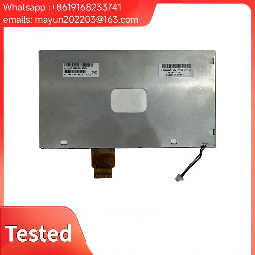 original 6.1" LCD Screen C061FW01 V0 Display
original 6.1" LCD Screen C061FW01 V0 Display