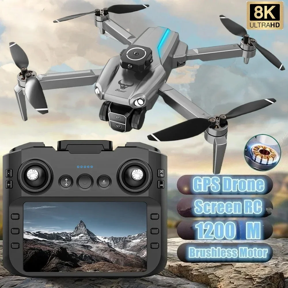 2025 SG109 MAX GPS Дрон 8K Профессиональная двойная камера HD с экраном Rc Бесщеточный двигатель Предотвращение препятствий Складной квадрокоптер
2025 SG109 MAX GPS Дрон 8K Профессиональная двойная камера HD с экраном Rc Бесщеточный двигатель Предотвращение препятствий Складной квадрокоптер