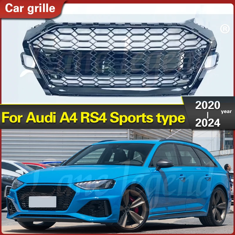 Front Racing Grills Fit For Audi A4 RS4 2020-2024 Sports type Abs Front Bumper Grill Auto Parts Air Intake Grille Replacement
Front Racing Grills Fit For Audi A4 RS4 2020-2024 Sports type Abs Front Bumper Grill Auto Parts Air Intake Grille Replacement