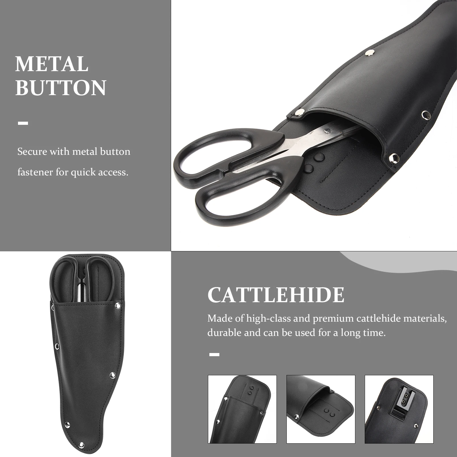 Pruning Shears Trim Toolkit Scissor Tip Protector Pliers Holder Black PU Durable Comfortable Gardening Storage Secure Belts
Pruning Shears Trim Toolkit Scissor Tip Protector Pliers Holder Black PU Durable Comfortable Gardening Storage Secure Belts