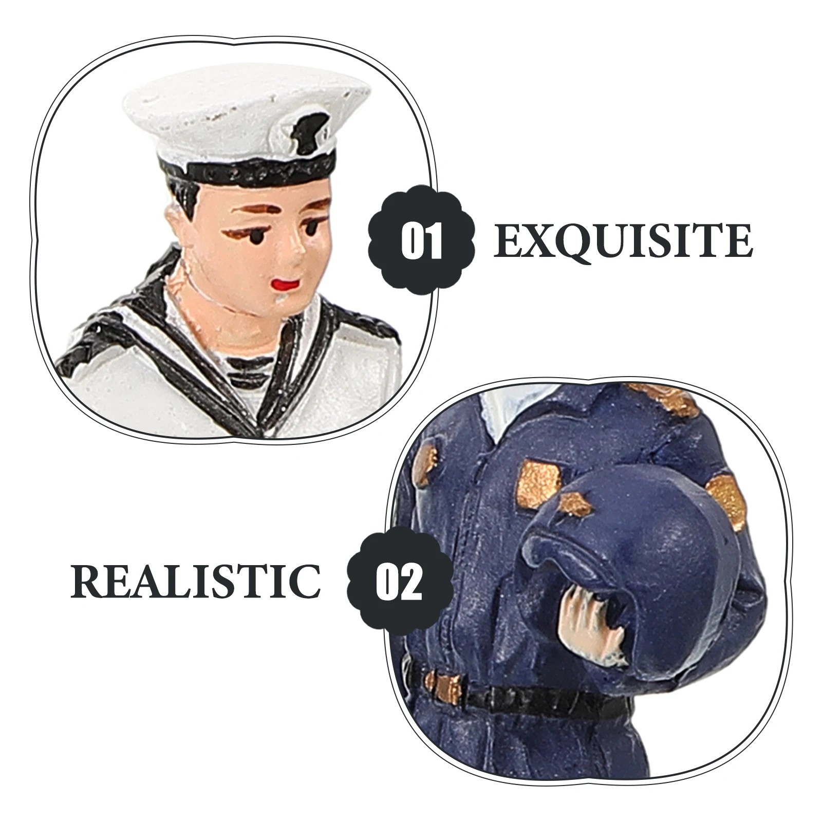4 Pcs Minis Small Models People Classic Soldiers Figures Decoration Resin Action
4 Pcs Minis Small Models People Classic Soldiers Figures Decoration Resin Action