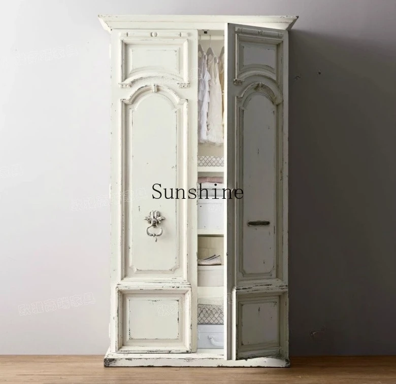 American solid wood, retro old storage and old white wardrobe customization
American solid wood, retro old storage and old white wardrobe customization
