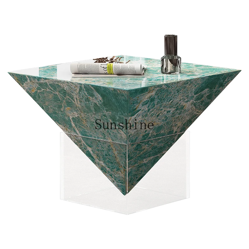 Art coffee table high-end design luxury stone acrylic creative suspended coffee table
Art coffee table high-end design luxury stone acrylic creative suspended coffee table