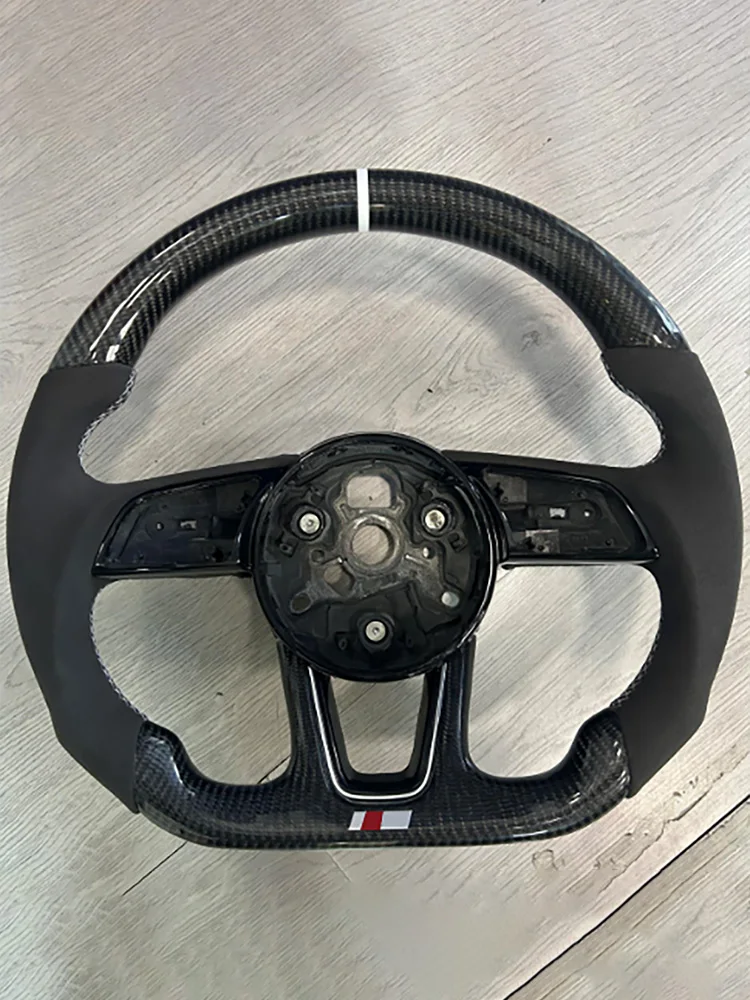 Для Audi B9 A5 RS4 RS5 S4 S5 2018 2019 2020 2021 2022 Рулевое колесо из алькантари из настоящего углеродного волокна в индивидуальном стиле
Для Audi B9 A5 RS4 RS5 S4 S5 2018 2019 2020 2021 2022 Рулевое колесо из алькантари из настоящего углеродного волокна в индивидуальном стиле