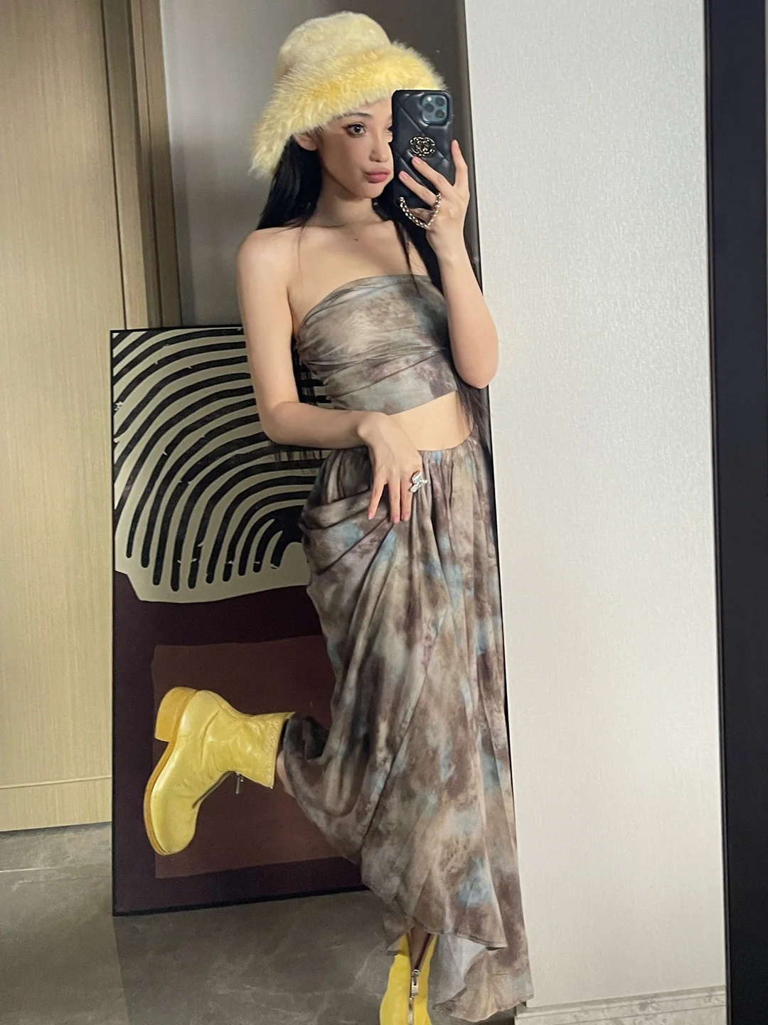 ChiclyNana American Style Sexy Girl Retro Sexy Two-Piece Set Dyed Tube Top High Waist Skirt Set Polyester Summer 2023
ChiclyNana American Style Sexy Girl Retro Sexy Two-Piece Set Dyed Tube Top High Waist Skirt Set Polyester Summer 2023