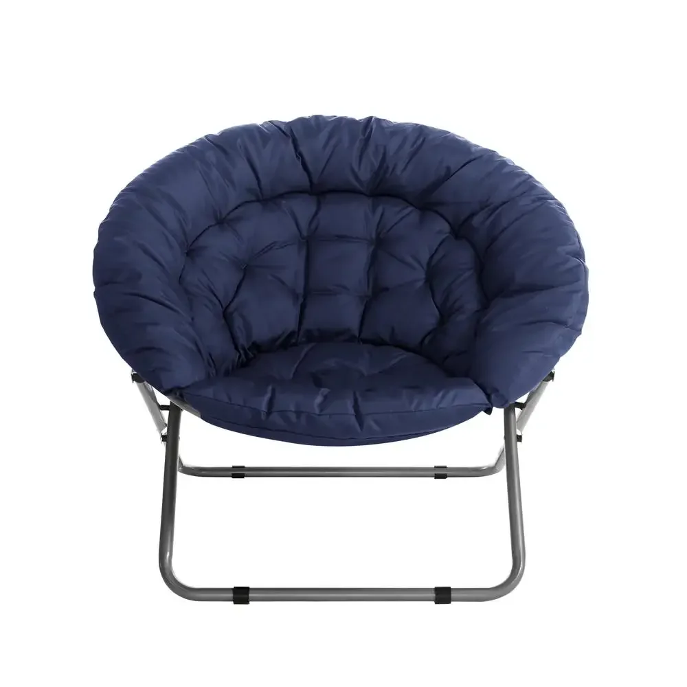 Oversized Blue Moon Chair Steel Frame Foldable 100% Polyester Saucer Oversized Moon Saucer Chair Extra-Large Cozy Seat
Oversized Blue Moon Chair Steel Frame Foldable 100% Polyester Saucer Oversized Moon Saucer Chair Extra-Large Cozy Seat