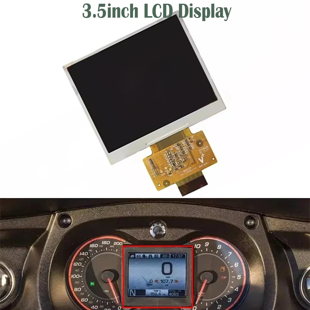 3.5" Display for BRP Can-Am Spyder RS-S RT-S F3 Speedometer Instrument Cluster BMB10-556320 V001879-T 2012 2013 2014 2015 2016
3.5" Display for BRP Can-Am Spyder RS-S RT-S F3 Speedometer Instrument Cluster BMB10-556320 V001879-T 2012 2013 2014 2015 2016
