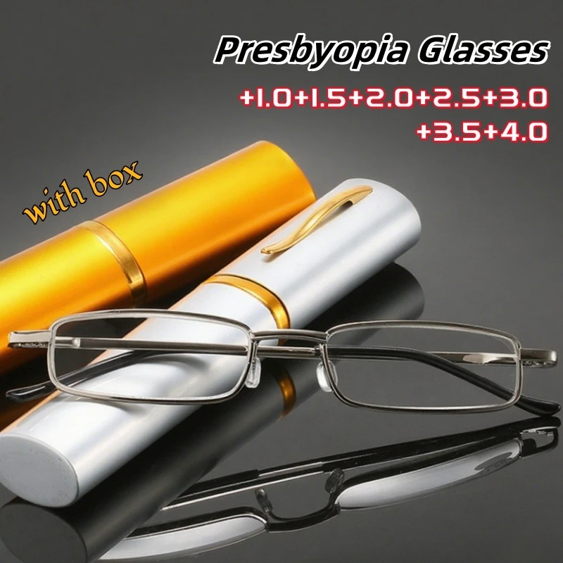 Anti-blue Light Reading Glasses Portable Elegant Small and Exquisite Ultra-light with Box Eye Protection Eyeglasses +1.0 To +4.0
Anti-blue Light Reading Glasses Portable Elegant Small and Exquisite Ultra-light with Box Eye Protection Eyeglasses +1.0 To +4.0