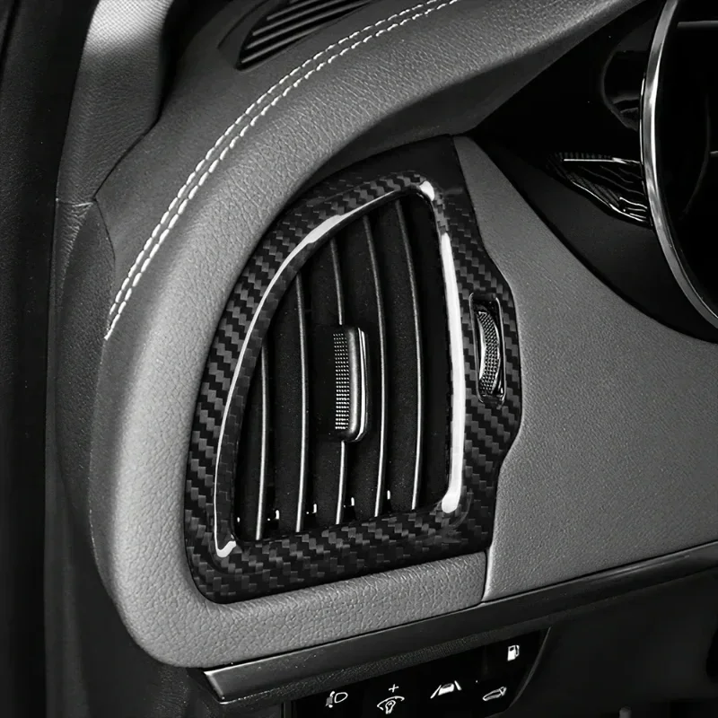 For Kia Stinger Real Hard Carbon Fiber Cover 2018-2023 LHD Instrument AC Outlet Vent Frame Interior Trim Interior Modification
For Kia Stinger Real Hard Carbon Fiber Cover 2018-2023 LHD Instrument AC Outlet Vent Frame Interior Trim Interior Modification