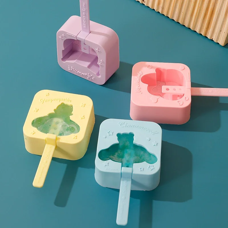 Sanrio Kuromi Portable Silicone Ice Cream Mold Cute Anime Cartoon Cinnamoroll Summer Household Popsicle Molds Child Holiday Gift
Sanrio Kuromi Portable Silicone Ice Cream Mold Cute Anime Cartoon Cinnamoroll Summer Household Popsicle Molds Child Holiday Gift