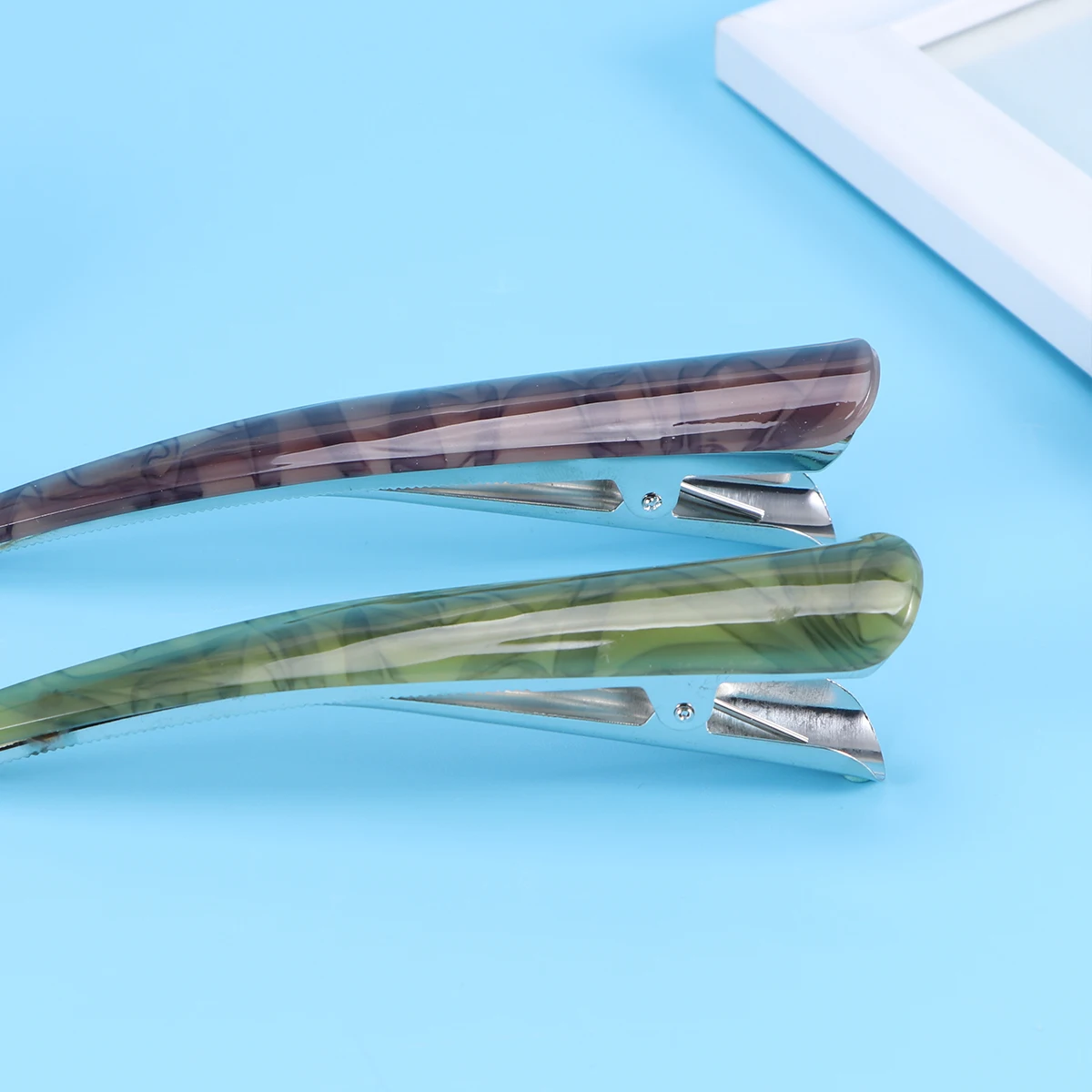 2Pcs Duckbill Hair Clips Sturdy Tension Clips for Easy Sectioning Hair Bows Barrettes Non-Slip Grip for Women Green Grey
2Pcs Duckbill Hair Clips Sturdy Tension Clips for Easy Sectioning Hair Bows Barrettes Non-Slip Grip for Women Green Grey