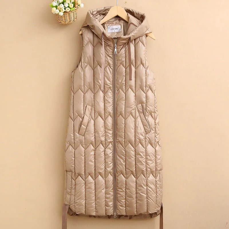 Waistcoats for Women Solid Hooded Casual Vests Sleeveless Cardigans Cotton-added Vintage Oversized Mid Length Jackets Women Tops
Waistcoats for Women Solid Hooded Casual Vests Sleeveless Cardigans Cotton-added Vintage Oversized Mid Length Jackets Women Tops