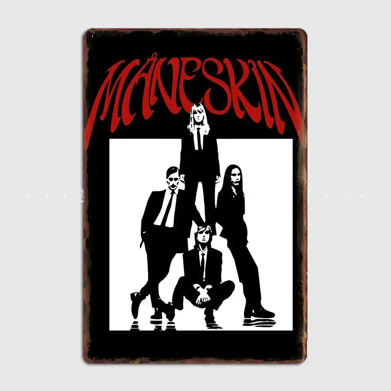 Måneskin Rock Band Maneskin Metal Plaque Poster Club Party Customize Cinema Tin Sign Room Wall Decor Vintage Home Decorations
Måneskin Rock Band Maneskin Metal Plaque Poster Club Party Customize Cinema Tin Sign Room Wall Decor Vintage Home Decorations