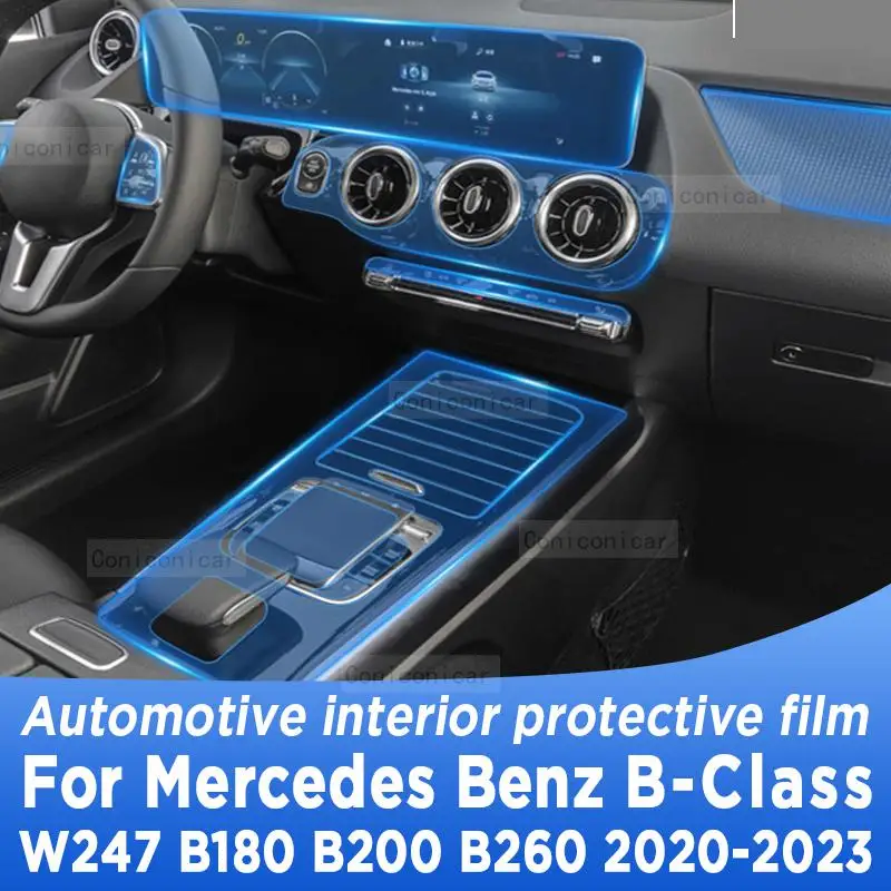 For MB W247 B-Class B180 B200 2020-2023 Gearbox Panel Navigation Automotive Interior Screen Protective Film TPU Anti-Scratch
For MB W247 B-Class B180 B200 2020-2023 Gearbox Panel Navigation Automotive Interior Screen Protective Film TPU Anti-Scratch