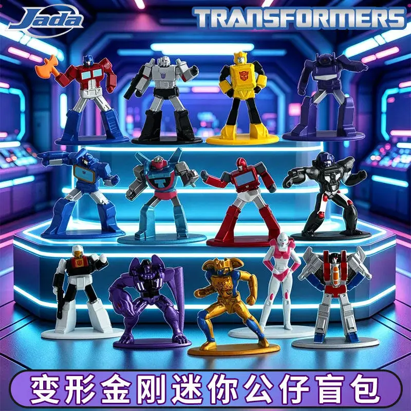 JADA Metalfigs Transformers Blind Box Optimus Prime Bumblebee Megatron Action Figure Doll Model Toys Collect Ornaments
JADA Metalfigs Transformers Blind Box Optimus Prime Bumblebee Megatron Action Figure Doll Model Toys Collect Ornaments