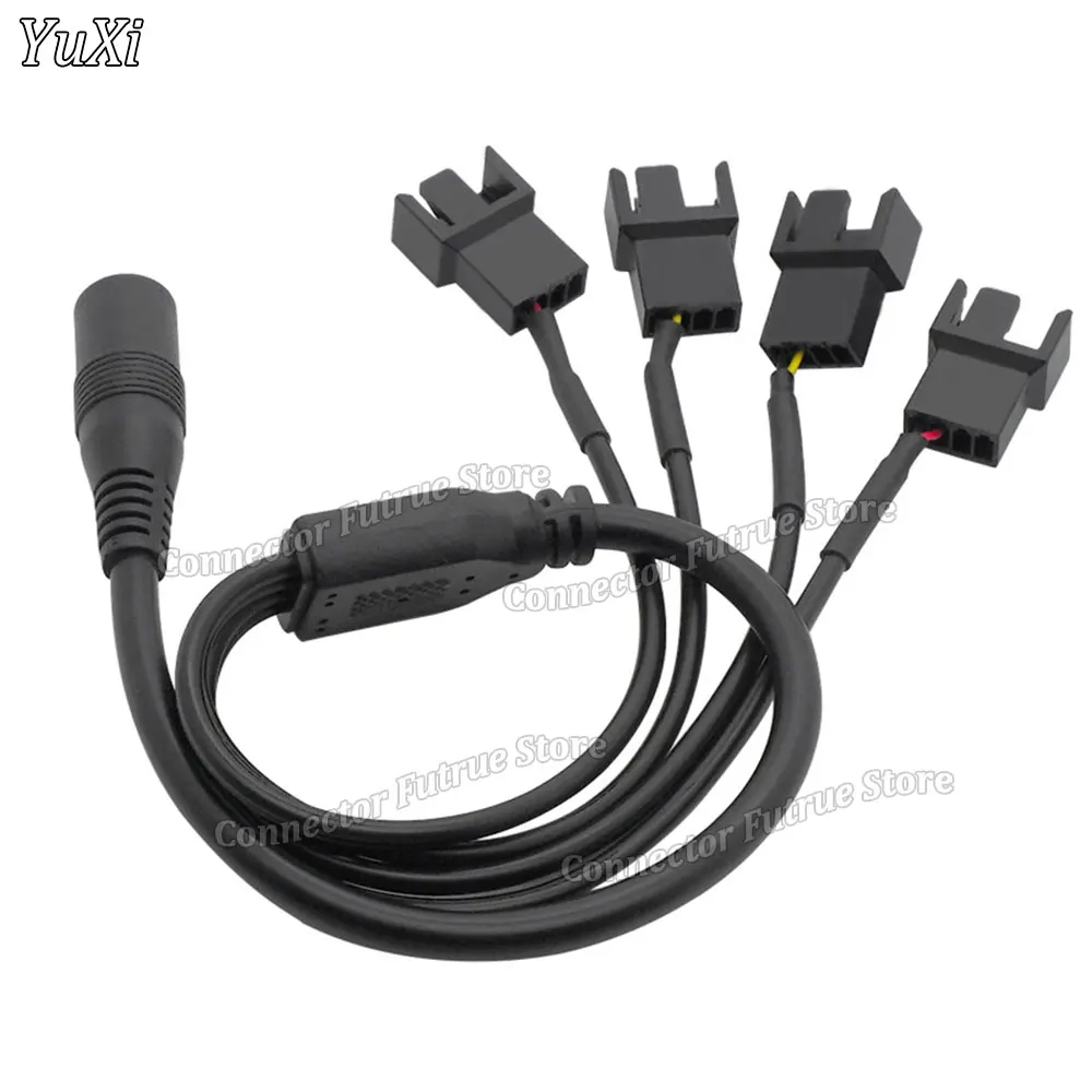 YuXi 1Pcs DC 5521 to 1 2 3 4-Port 4 Pin Cooler Cooling Fan Splitter 12V Adapter Converter Power Supply Cable for PC
YuXi 1Pcs DC 5521 to 1 2 3 4-Port 4 Pin Cooler Cooling Fan Splitter 12V Adapter Converter Power Supply Cable for PC