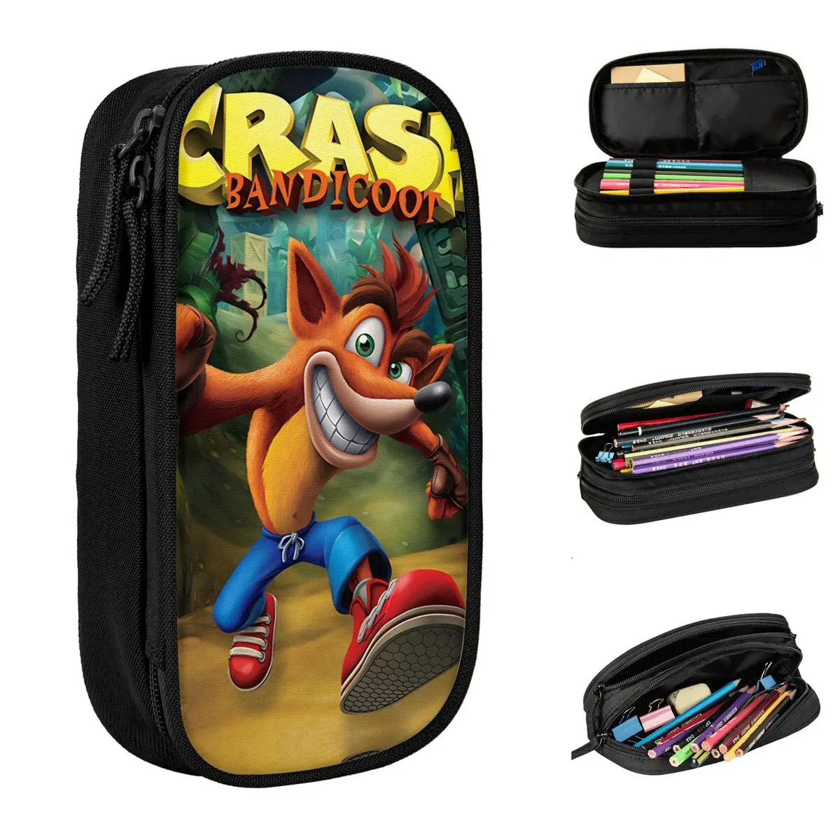 Пенал Crashs Bandicoots, детский милый пенал, дизайн, школьные пеналы, подарок на день рождения
Пенал Crashs Bandicoots, детский милый пенал, дизайн, школьные пеналы, подарок на день рождения