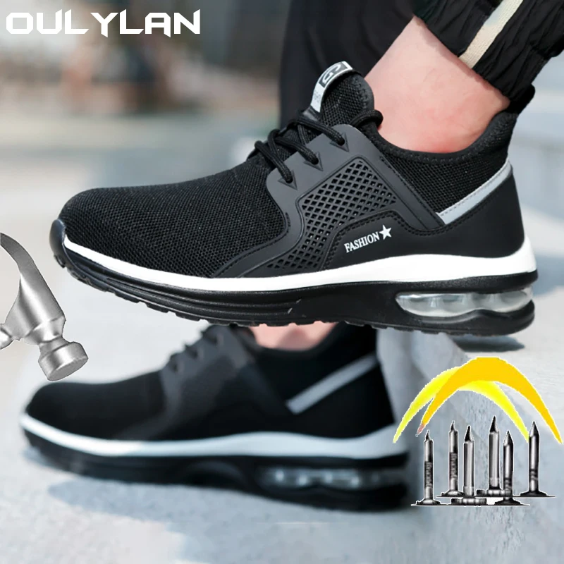 Site Work Shose Men Steel Toe Anti-smashing Puncture Anti Slip Abrasion Resistant Air Cushion Sole Protect Safty Shoes
Site Work Shose Men Steel Toe Anti-smashing Puncture Anti Slip Abrasion Resistant Air Cushion Sole Protect Safty Shoes