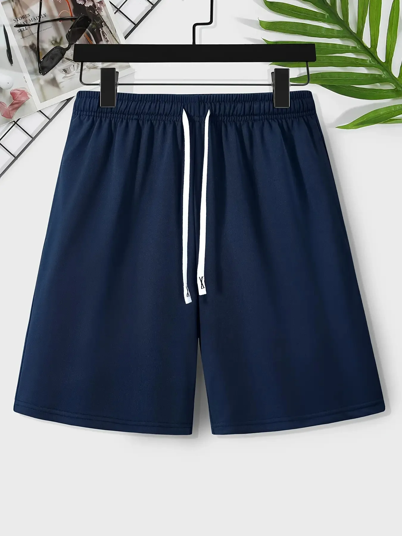 Summer Basketball Beach Vacation Men's Casual Solid Color Elastic Waistband Shorts with Drawstring Loose Beach Pants
Summer Basketball Beach Vacation Men's Casual Solid Color Elastic Waistband Shorts with Drawstring Loose Beach Pants