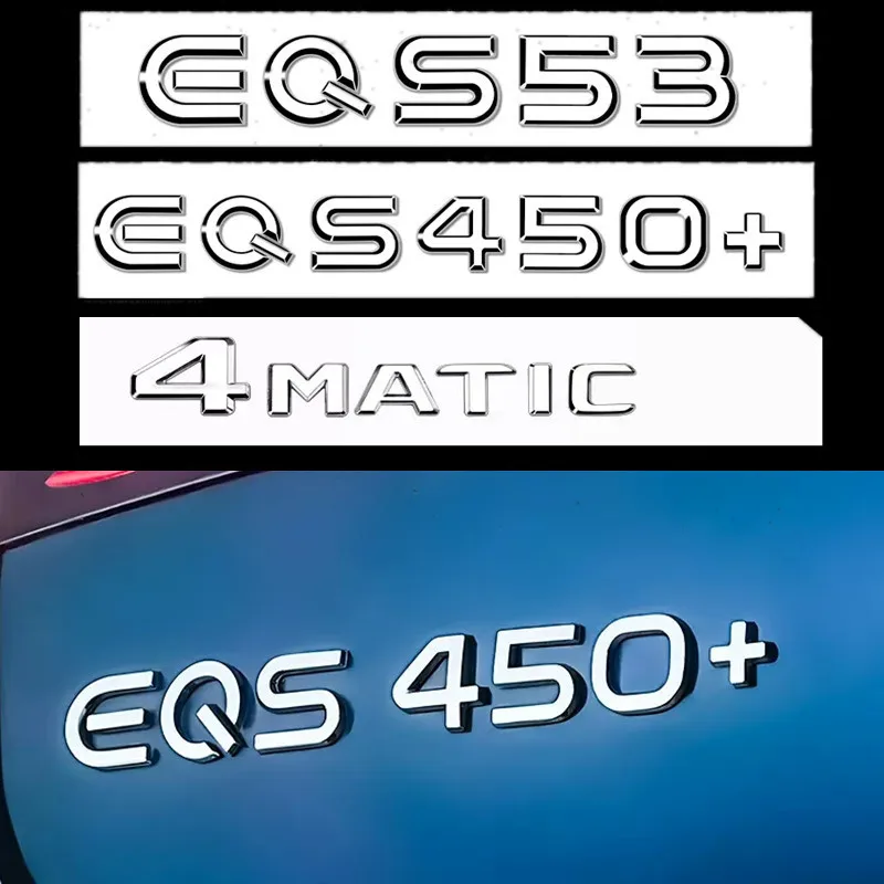 Car Brand Logo Tailgate Tail Label Sticker Alphanumeric Sticker for Mercedes Benz EQS53 EQS450+ AMG 4MATIC
Car Brand Logo Tailgate Tail Label Sticker Alphanumeric Sticker for Mercedes Benz EQS53 EQS450+ AMG 4MATIC