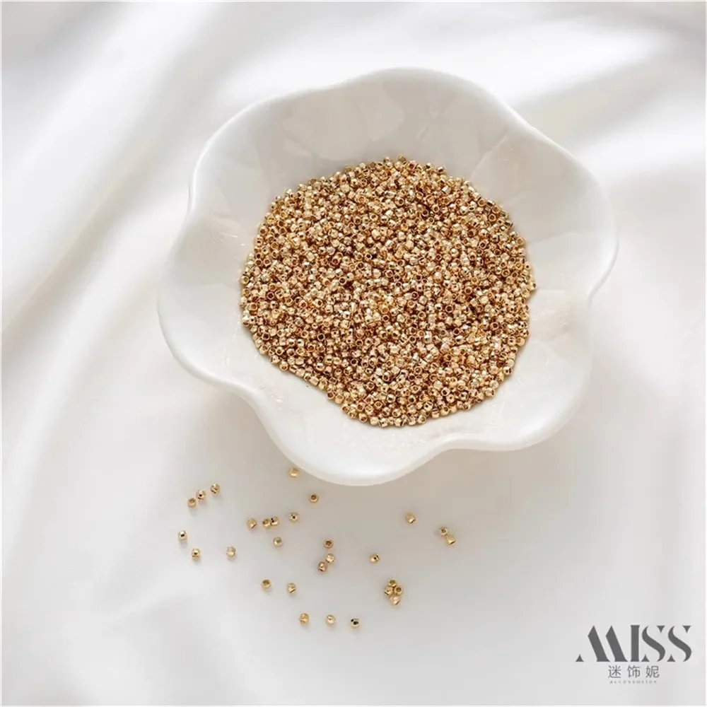 14K Real Gold Color Accessories Cut Laser Beads Multi-cut Separated Beads Handmade DIY Jewelry Accessories Bracelet Loose Beads
14K Real Gold Color Accessories Cut Laser Beads Multi-cut Separated Beads Handmade DIY Jewelry Accessories Bracelet Loose Beads