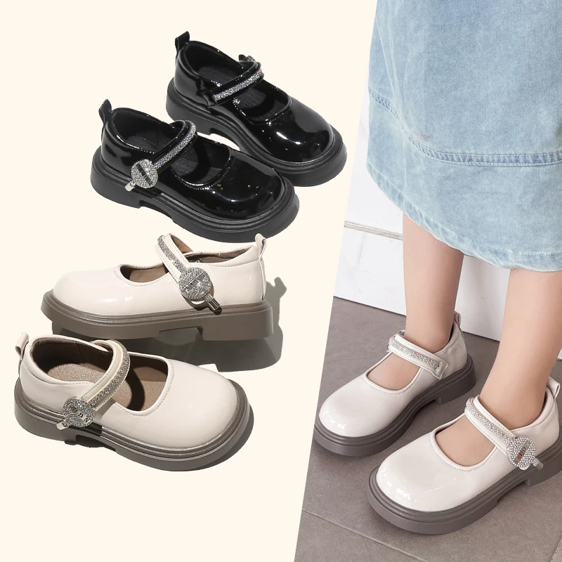 Party girl leather shoes, children's black loafers, children's flat shoes, fashionable dance shoes
Party girl leather shoes, children's black loafers, children's flat shoes, fashionable dance shoes