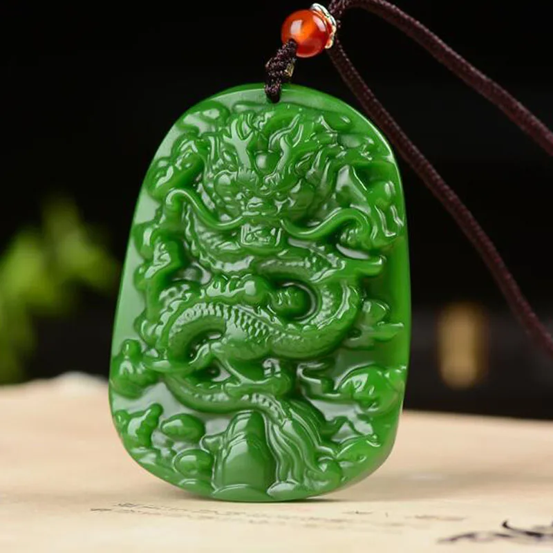 Natural Green Jade Dragon Pendant Jadeite Fashion Amulet Carved Green Charm Fashion Gifts Amulet for Women Men Luck Gifts
Natural Green Jade Dragon Pendant Jadeite Fashion Amulet Carved Green Charm Fashion Gifts Amulet for Women Men Luck Gifts