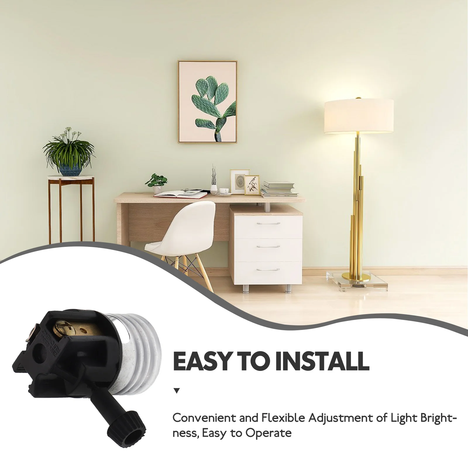 4pcs E26 Light Socket Lamp Holder Switch Rotating Handle Aluminum Base Garage Workshop Lighting Accessories 
4pcs E26 Light Socket Lamp Holder Switch Rotating Handle Aluminum Base Garage Workshop Lighting Accessories