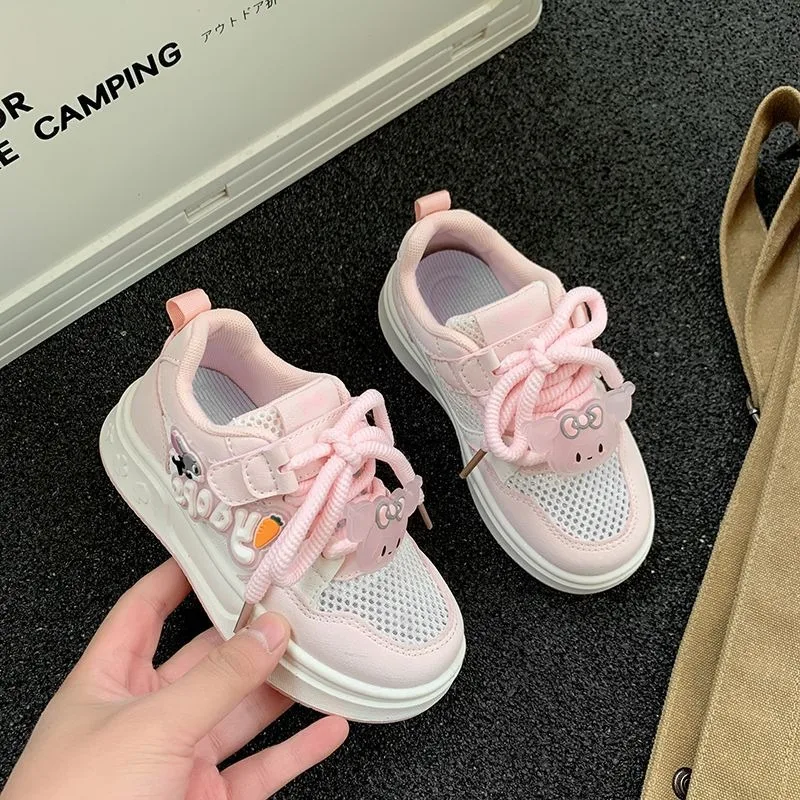 Kuromi Anime Kawaii Sanrio Ins Fashion Children Casual Shoes Girls Boys Cute Cartoon Sports Mesh Sneakers Gifts for Kids
Kuromi Anime Kawaii Sanrio Ins Fashion Children Casual Shoes Girls Boys Cute Cartoon Sports Mesh Sneakers Gifts for Kids
