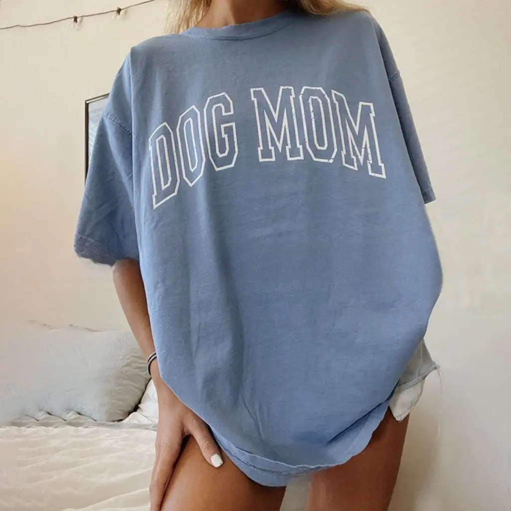 Летняя женская повседневная футболка с круглым вырезом и короткими рукавами, пуловер с принтом букв, модный топ для европейского и американского экспорта
Летняя женская повседневная футболка с круглым вырезом и короткими рукавами, пуловер с принтом букв, модный топ для европейского и американского экспорта