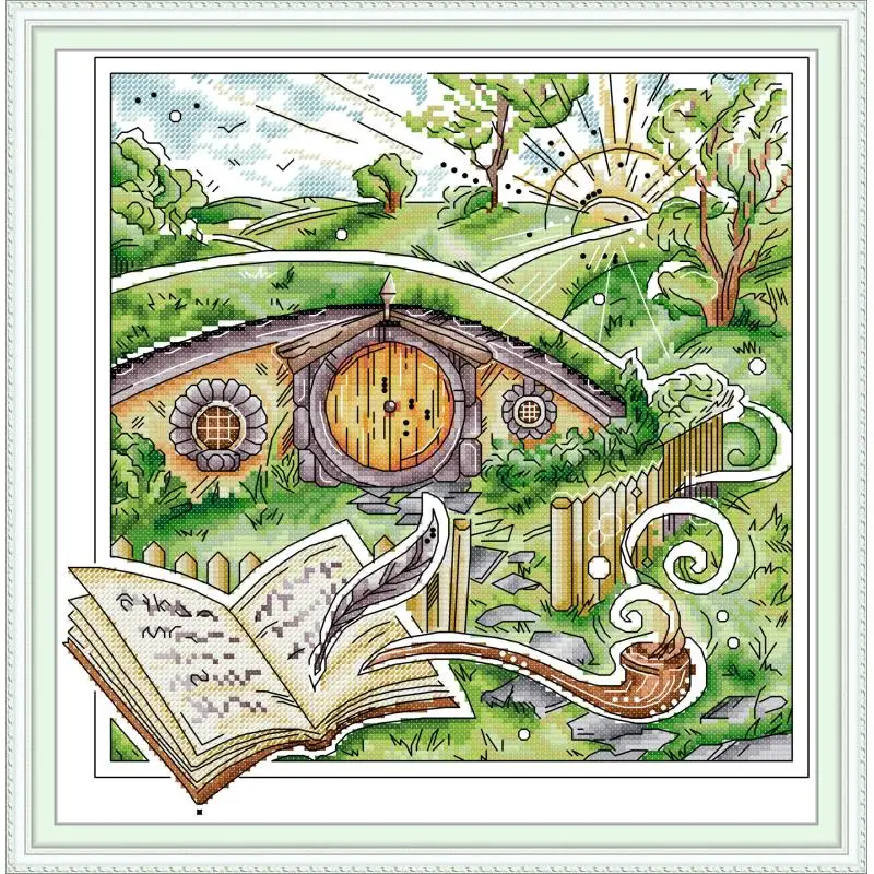 Maydear Full Cross Stitch Kit, 11CT/14CT/16CT/9CT Aida Fabric,DMC Threads Sewing Pattern Embroidery Set-Home of the Dwarfs
Maydear Full Cross Stitch Kit, 11CT/14CT/16CT/9CT Aida Fabric,DMC Threads Sewing Pattern Embroidery Set-Home of the Dwarfs