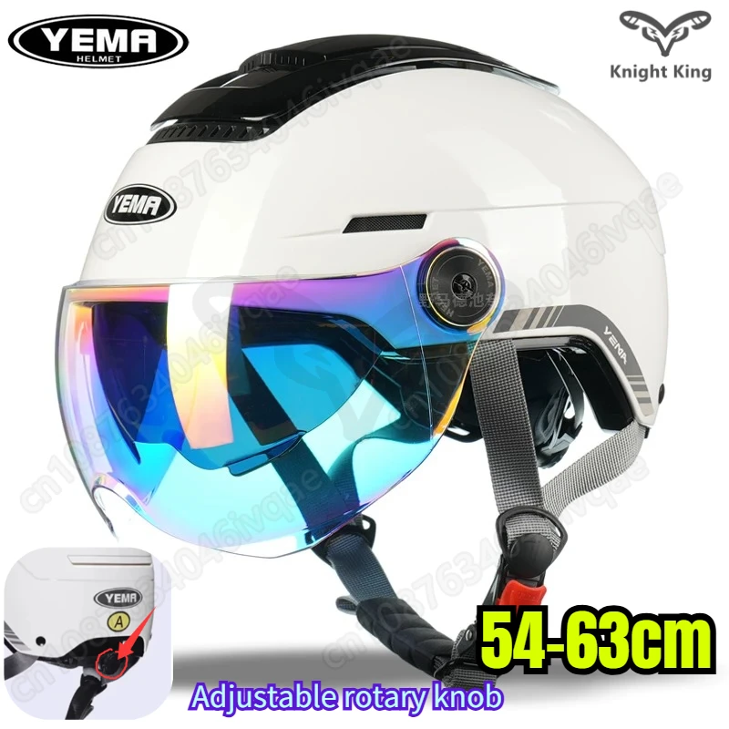 Electric motorcycle half helmet summer sunscreen breathable men's and women's cycling helmet 54-63cm Adjustable rotary knob
Electric motorcycle half helmet summer sunscreen breathable men's and women's cycling helmet 54-63cm Adjustable rotary knob