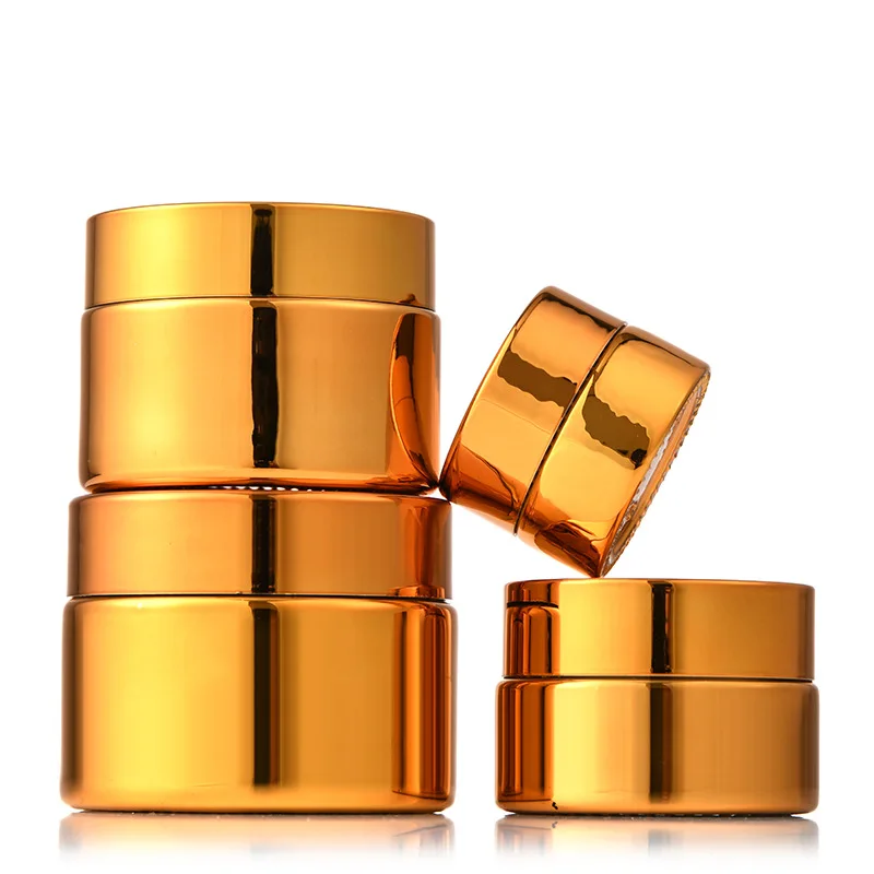 5-50g Cosmetic Jars Face Cream Glass Bottle Cosmetic Container Gold Glass Cream Jar Portable Travel Makeup Empty Container
5-50g Cosmetic Jars Face Cream Glass Bottle Cosmetic Container Gold Glass Cream Jar Portable Travel Makeup Empty Container