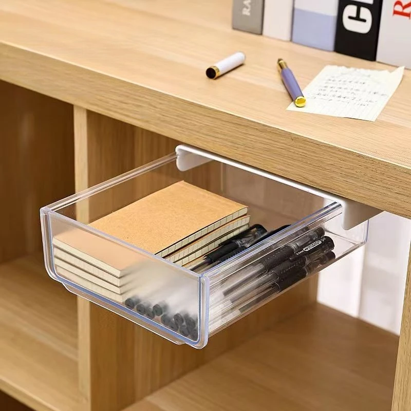 Under Desk Drawer Storage Box,Self-Adhesive Slide Out Organizer, No Drill Space Saving for Bedroom Home Office Storage Container
Under Desk Drawer Storage Box,Self-Adhesive Slide Out Organizer, No Drill Space Saving for Bedroom Home Office Storage Container