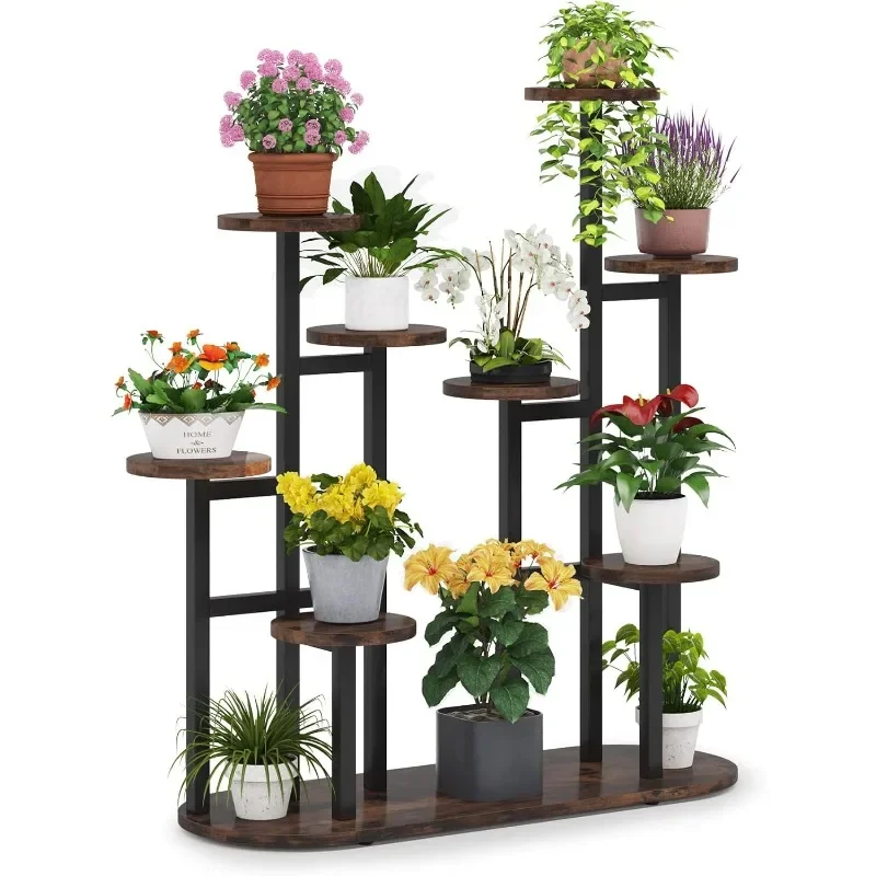 Multi-Tiered 11 Potted Plant Stand Indoor Tall Plant Shelf Flower Stands Plant Rack for Garden Balcony Living Room,
Multi-Tiered 11 Potted Plant Stand Indoor Tall Plant Shelf Flower Stands Plant Rack for Garden Balcony Living Room,