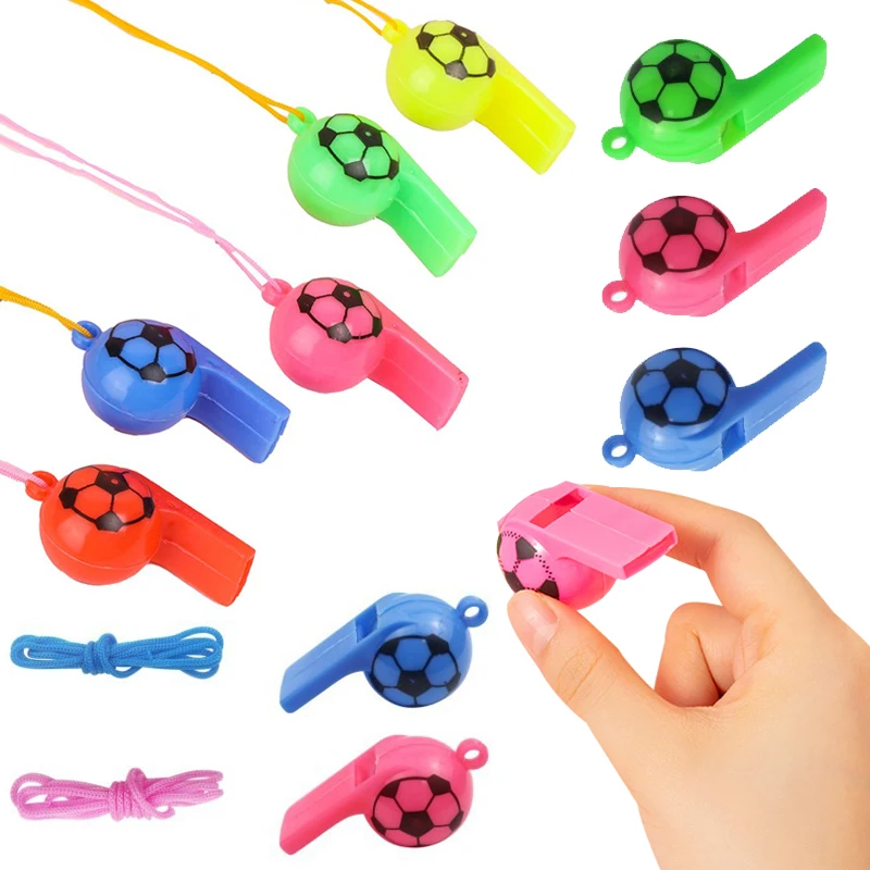 10/20PCS Multiple Colors Football Whistle Random Mixed Color Whistles with Rope Featival Party Atmosphere Noise Maker Props ZYF
10/20PCS Multiple Colors Football Whistle Random Mixed Color Whistles with Rope Featival Party Atmosphere Noise Maker Props ZYF
