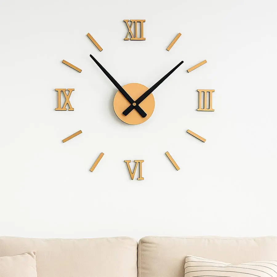 45X45cm Roman Numer 3D Watch Acrylic Mirrored Digital Wall Clock For Living Room Modern Design DIY Home Decor
45X45cm Roman Numer 3D Watch Acrylic Mirrored Digital Wall Clock For Living Room Modern Design DIY Home Decor