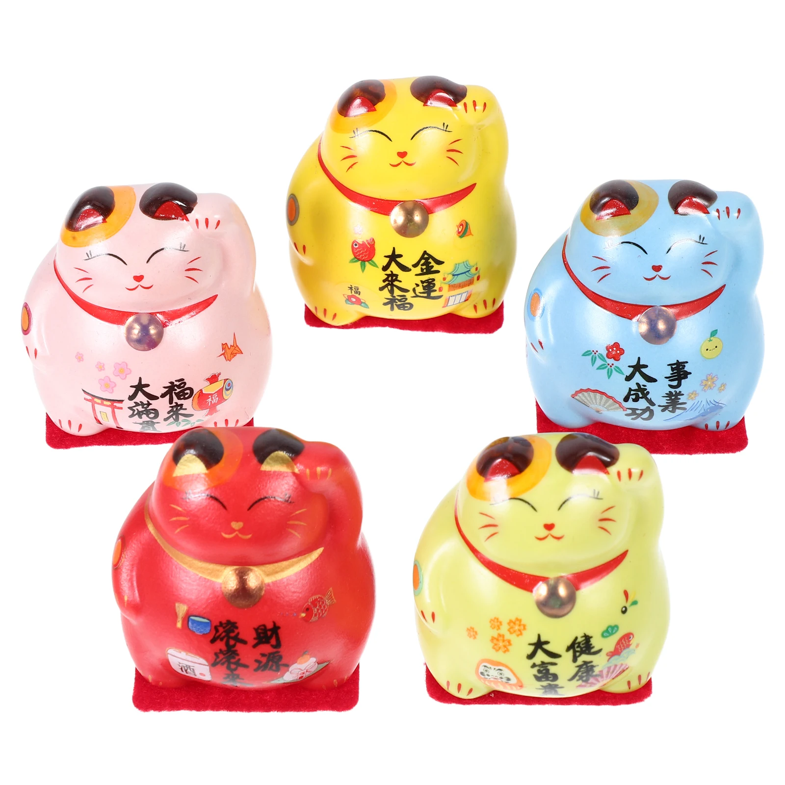 5pcs Ceramic Cat Figurines Mini Lucky Statues Small Kitten Desktop naments Office Home Decor Gift Set Beckoning Cats Car
5pcs Ceramic Cat Figurines Mini Lucky Statues Small Kitten Desktop naments Office Home Decor Gift Set Beckoning Cats Car