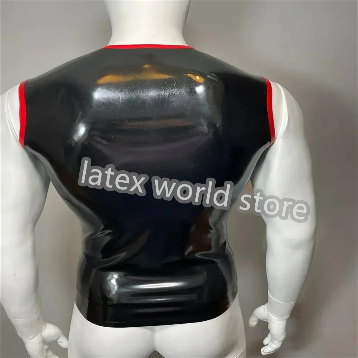 Handmade Natural Latex Men's Wear Top with Red Trim Cosplay Costumes Custom Made
Handmade Natural Latex Men's Wear Top with Red Trim Cosplay Costumes Custom Made