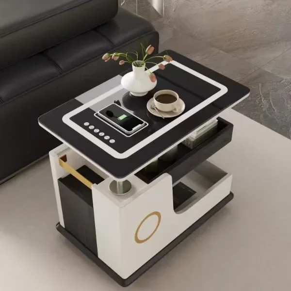 Modern simple intelligent lifting coffee table living room household small apartment movable sofa side small tea table
Modern simple intelligent lifting coffee table living room household small apartment movable sofa side small tea table