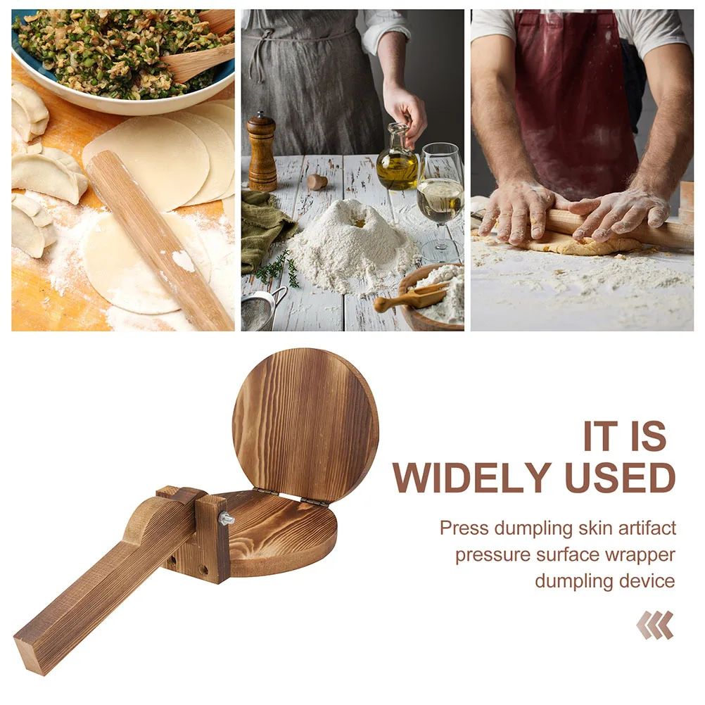 2pcs Retro Wooden Dumpling Wrapper Mold Smooth Surface Professional Skin Presser Tool Baking Pastry Maker Dough Press
2pcs Retro Wooden Dumpling Wrapper Mold Smooth Surface Professional Skin Presser Tool Baking Pastry Maker Dough Press