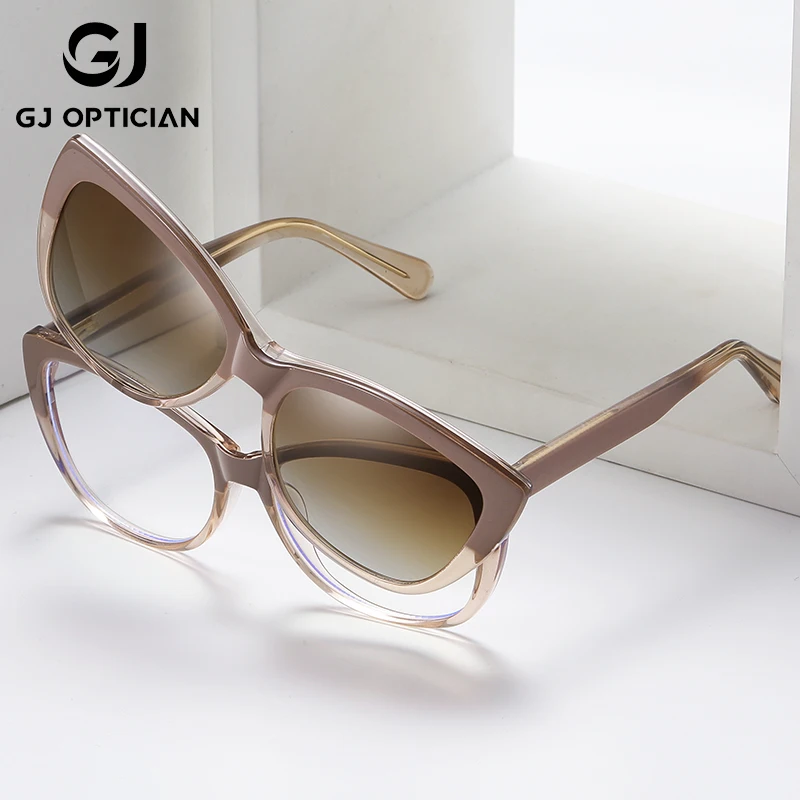 GJ OPTICIAN новые пластиковые титановые магнитные впитывающие солнцезащитные очки поляризационные солнцезащитные очки женские анти-синий свет близорукость очки для чтения
GJ OPTICIAN новые пластиковые титановые магнитные впитывающие солнцезащитные очки поляризационные солнцезащитные очки женские анти-синий свет близорукость очки для чтения